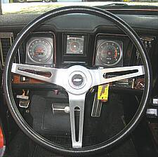 Optional NK1 "Cushioned Rim" Steering Wheel