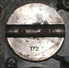 Holley "172" stamping