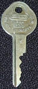 1967 GM Secondary Key - Side 1