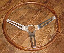 1965-1966 Corvette optional Teak Wood Steering Wheel