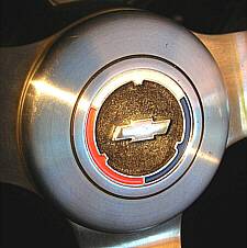 Original 1967-1969 N34 Wood Wheel Horn Cap